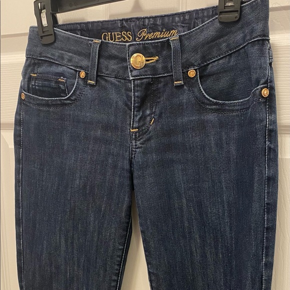 Guess Premium Womens Blue Denim Jeans - Picture 3 of 12
